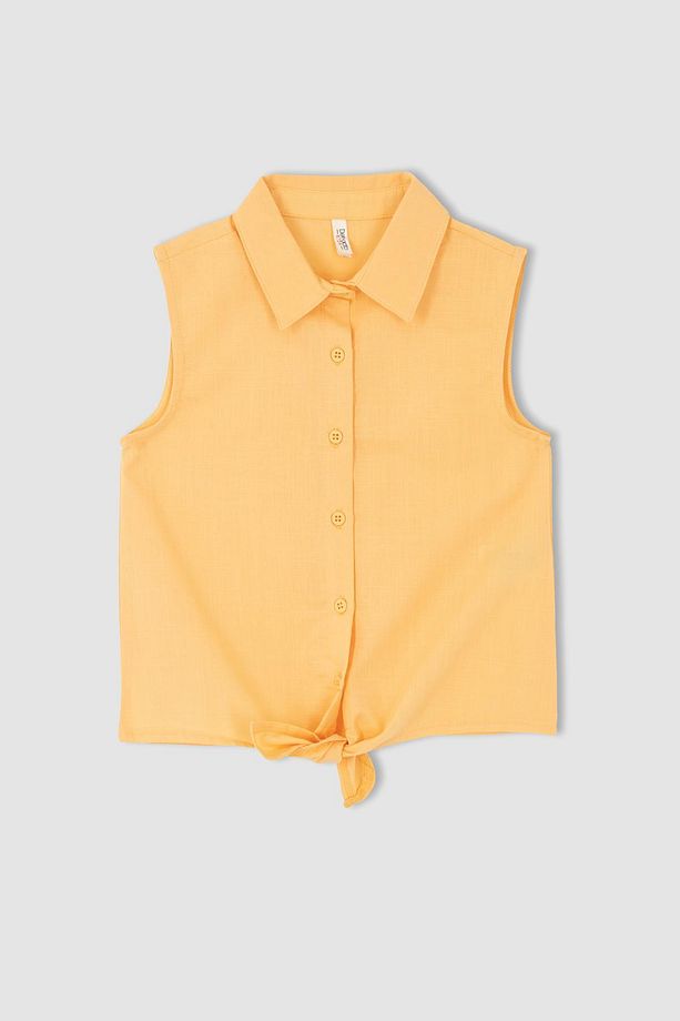 Kız Çocuk Poplin Kolsuz Gömlek Y0137a622sm - 5
