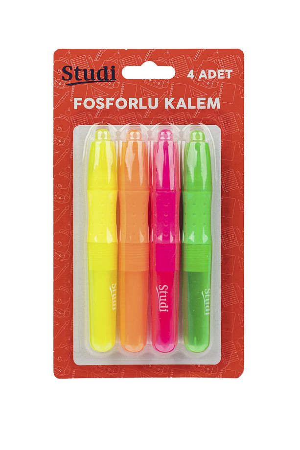 Fosforlu Kalem 4'lü - 4
