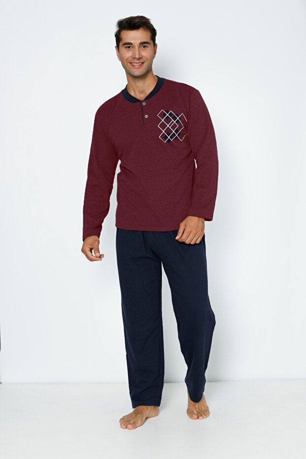Two Thread (thick) Long Sleeve Pajama Set