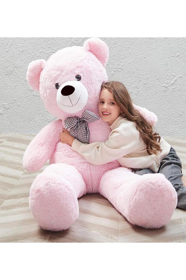 175 cm Papyonlu DEV Boy Peluş Ayı - % 100 YERLİ - 7