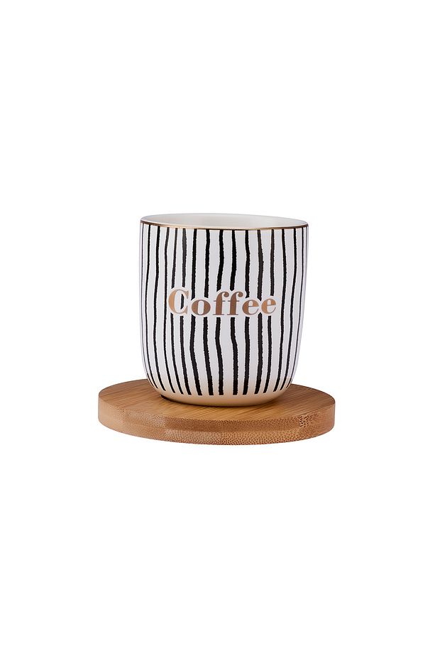 Tinycoffe 2 Parça New Bone Kupa Seti 200 ml Siyah - 4