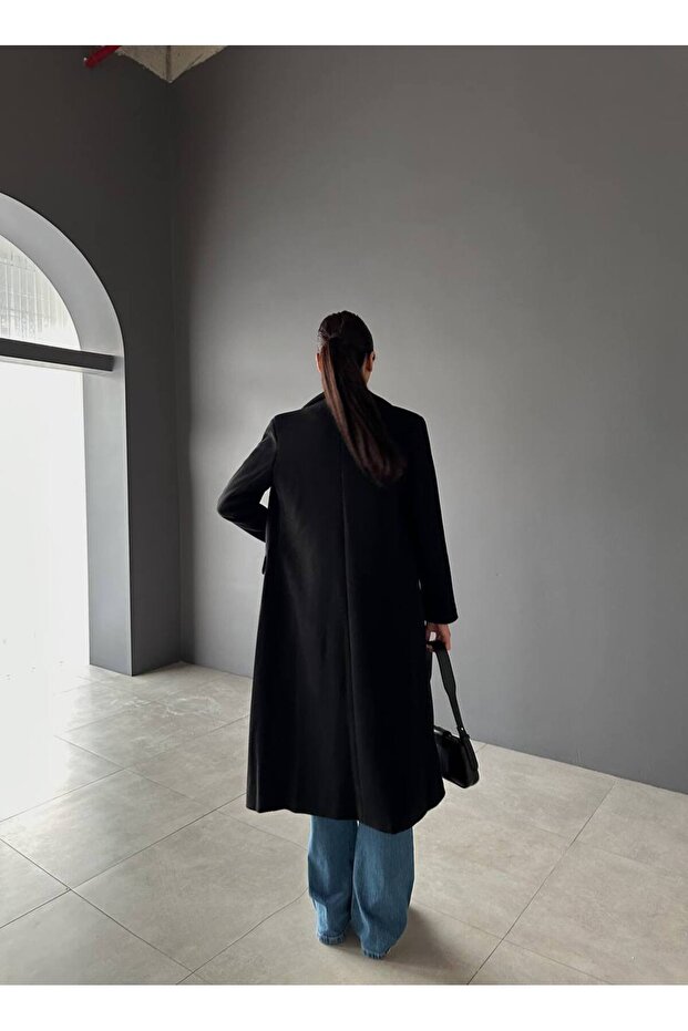 Kaşe Kaban Siyah - 4