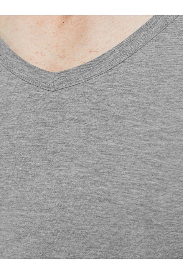 T-Shirt Basic V yaka - 6