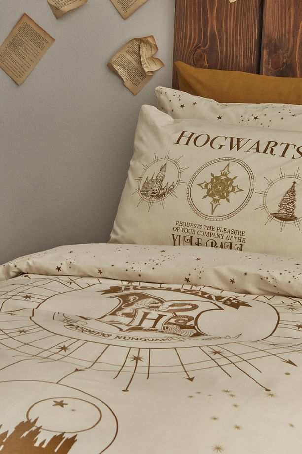 Harry Potter Charm %100 Pamuk Tek Kişilik Nevresim Takımı - 7