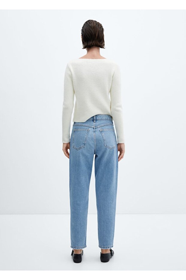 Yüksek belli mom jean - 4