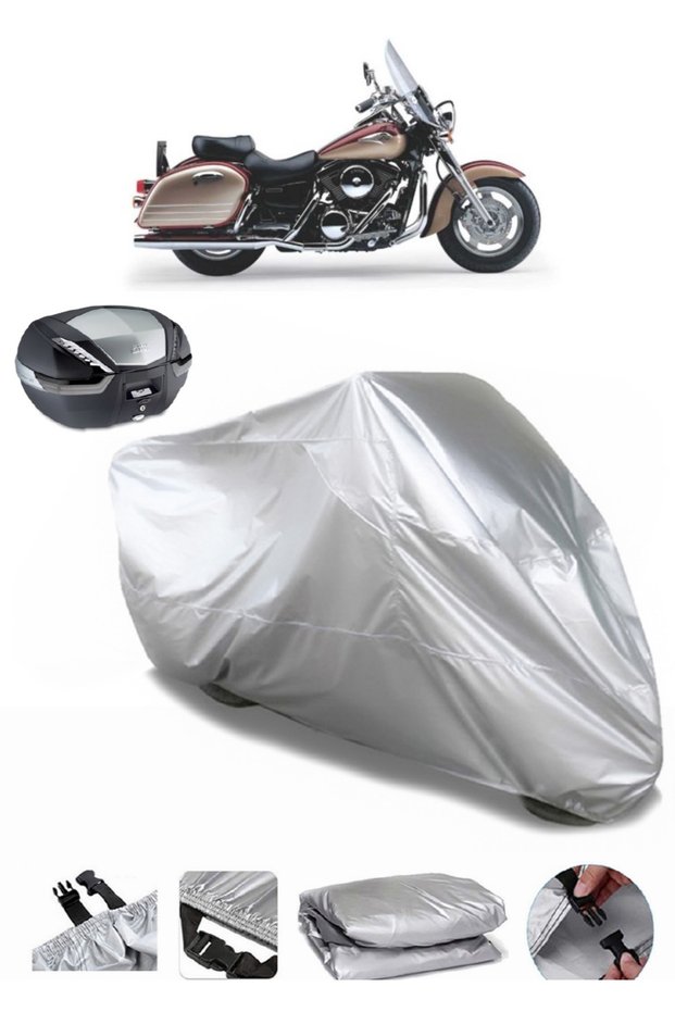 Kawasaki VN 1500 Classic Tourer Rear Bag Compatible Motorcycle Cover Luxury Quality Motor Cover