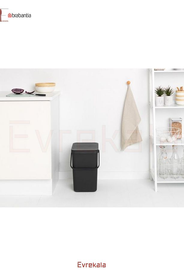 Evrekala Çöp Kovası Duvar Aparatlı Veya Yer Tipi 25 Litre New Series Bin Çöp Kutusu - 2