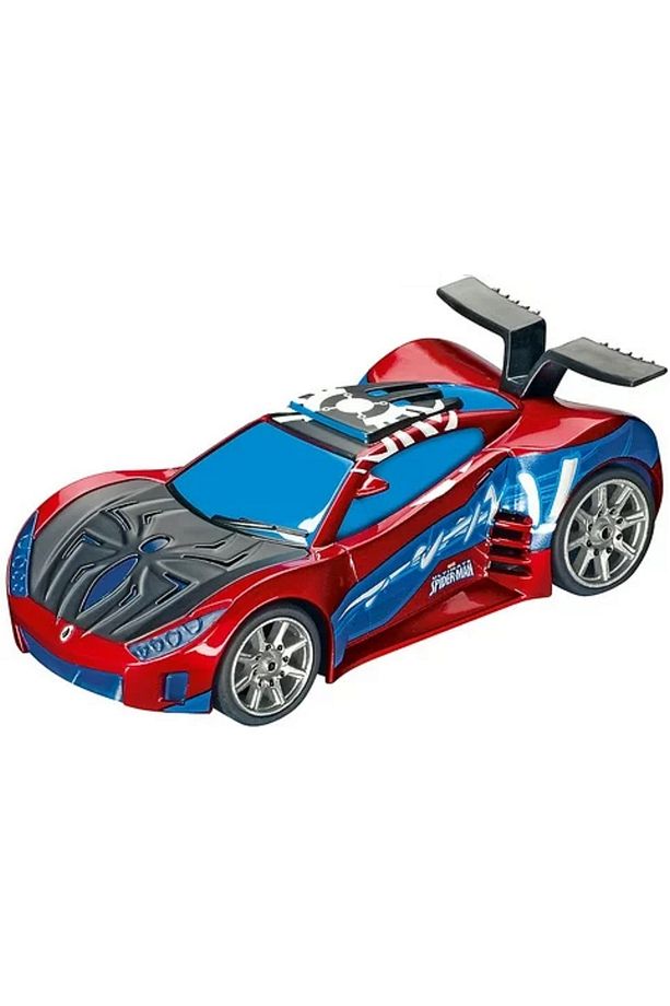 Yarış Seti Kumandalı Pist Spiderman Arabası Set Carrera Oyuncak Araba Spider-Man Örümcek Adam Aracı - 5