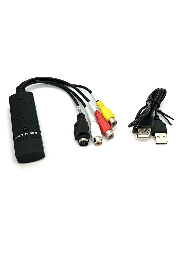 Usb Video Capture USB 2.0 Audio/Video Converter RCA'dan USB'ye Ses Video Dönüştürücü VHS Mini DV Hi8 - 4