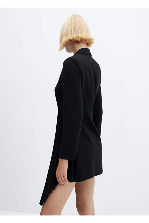 Blazerkleid mit Plissierung - 4