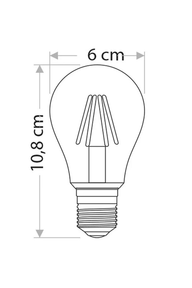Ct-4218 8w E27 Duylu Dimmerli Rustik Led Ampul Günışığı 5 Adet - 2