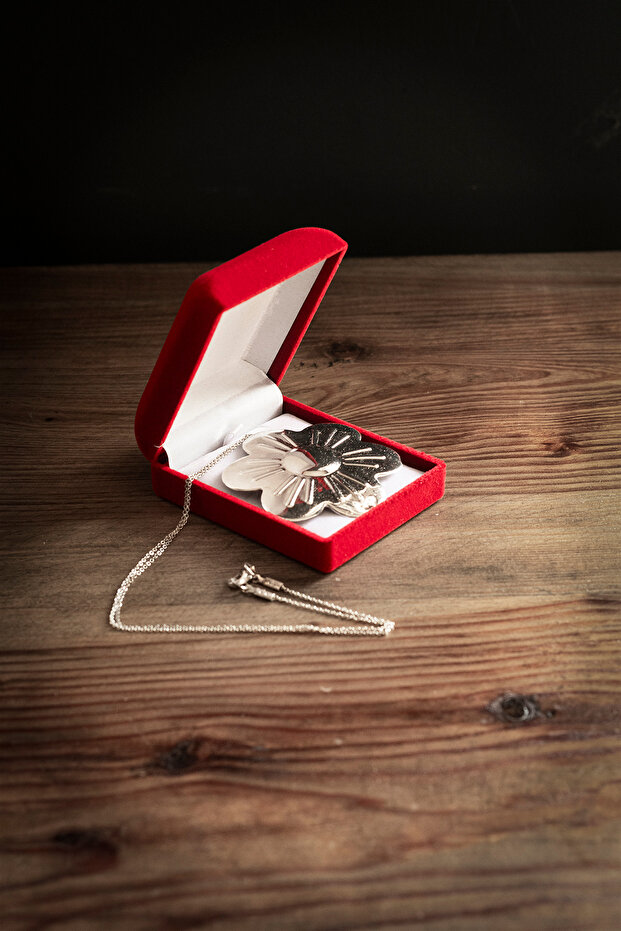 Silver Bakır Kolye - 3