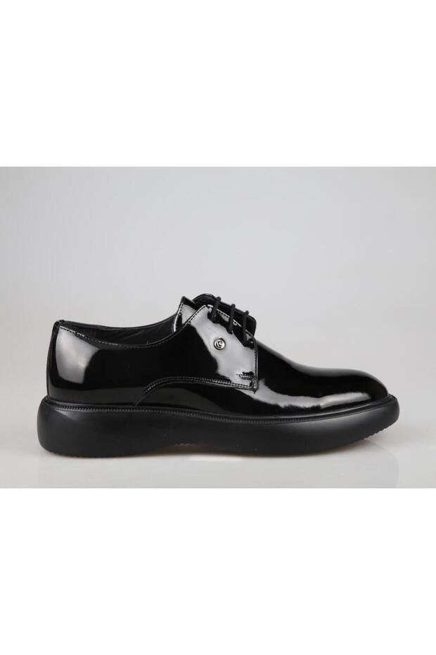 70914 Black Patent Leather Men's Casual Shoes