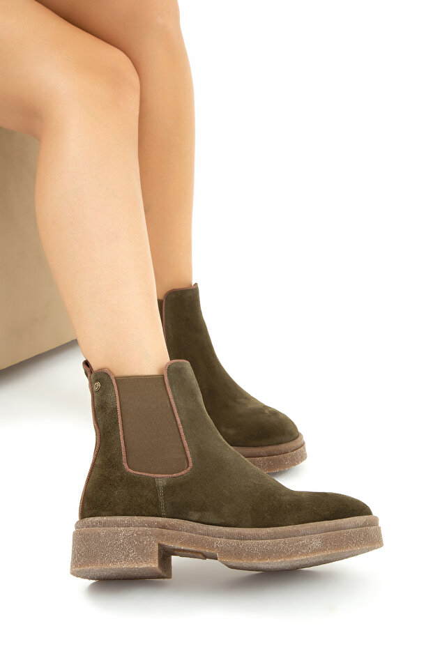 Kadın Hakiki Deri Casual Bot 928 46102 Bn Bot Ayk Sk22/23 - 4