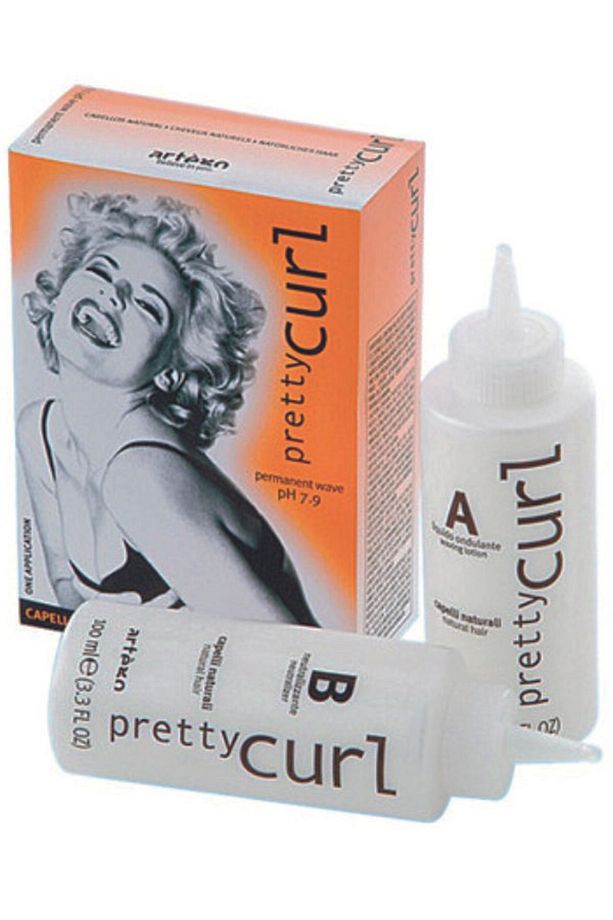 Pretty Curl Kalıcı Naturel Tek Kullanımlık Alkali Perma İlacı 100+100 ml - 1