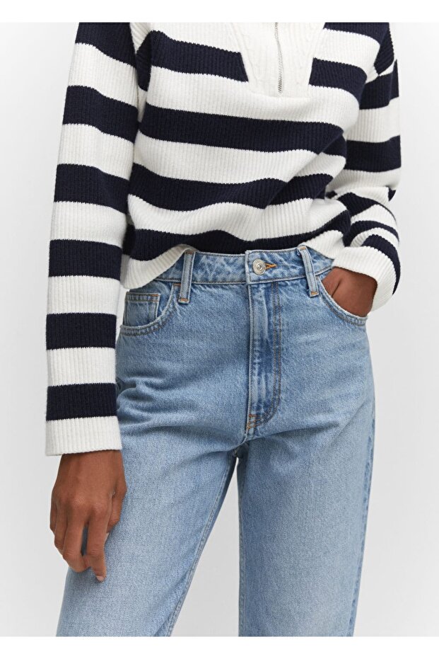 Yüksek belli mom jean - 5