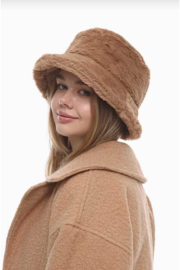 Peluş Bucket Şapka - 2