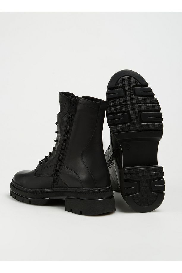 Siyah Kadın Bot 32700 ZN DUZ ANKLE BOT (K) - 4