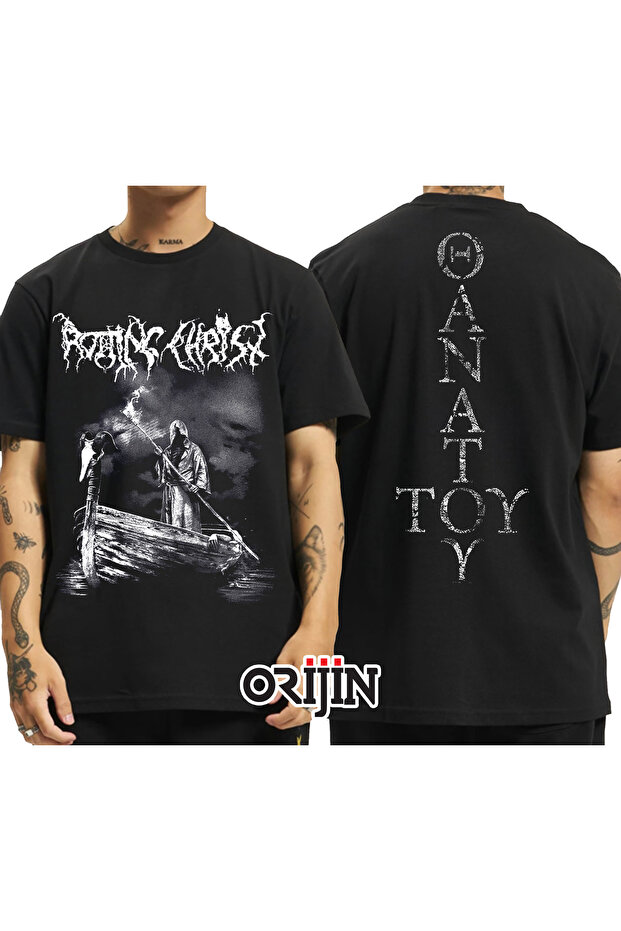 Rotting Christ To The Death Front Back Printed Unisex Black T-shirt