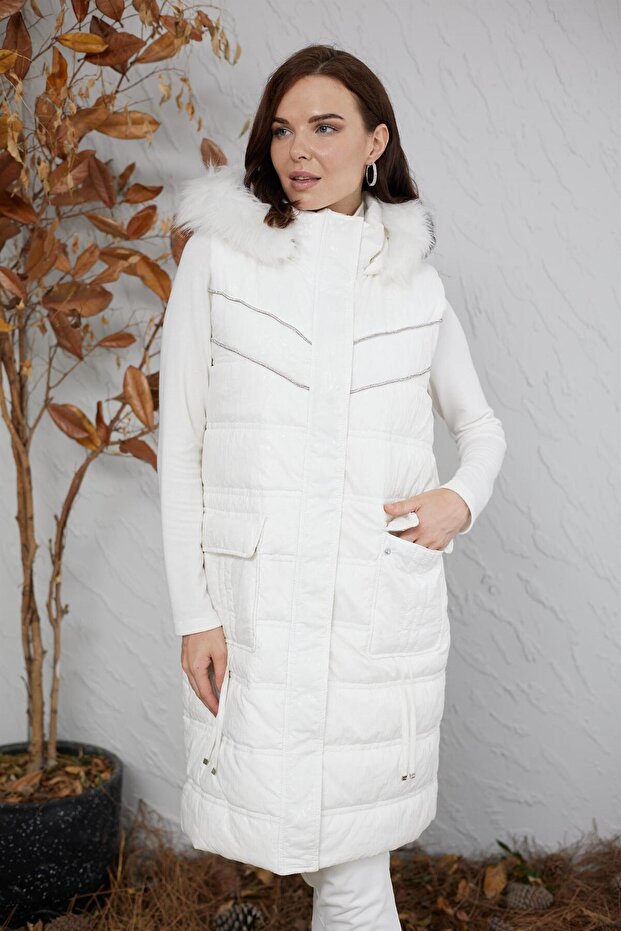 Taş Şeritli Şişme Yelek - 2