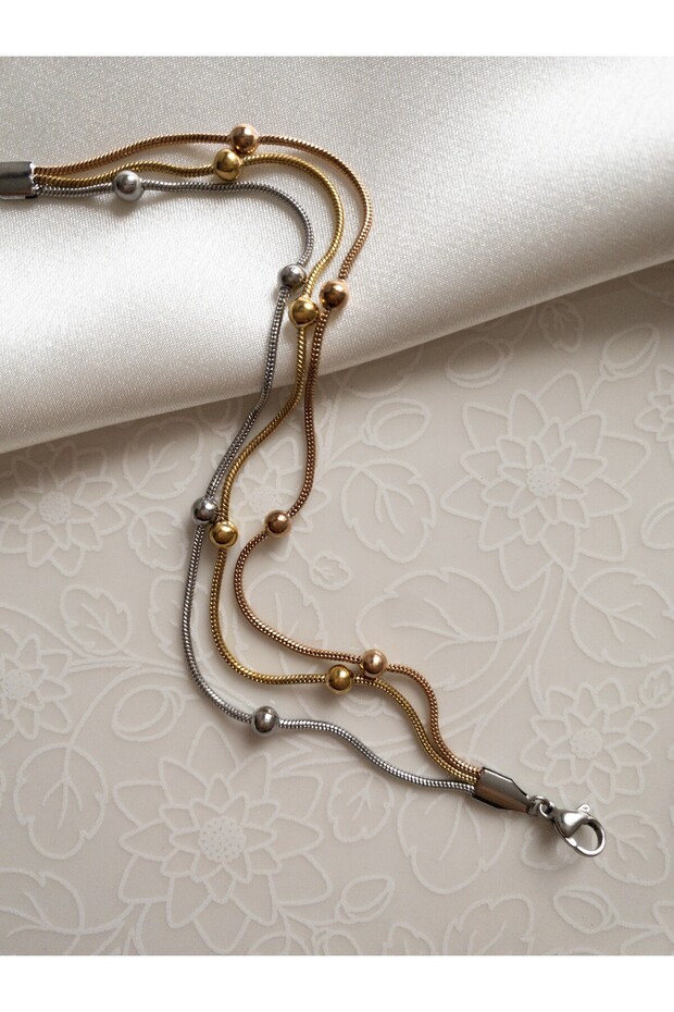 ÇELİK 3'LÜ DORİKA BİLEKLİK - 1