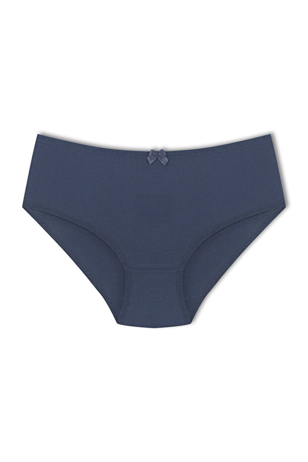 Denim Cotton High Waist Large Size Bato Women's Panties