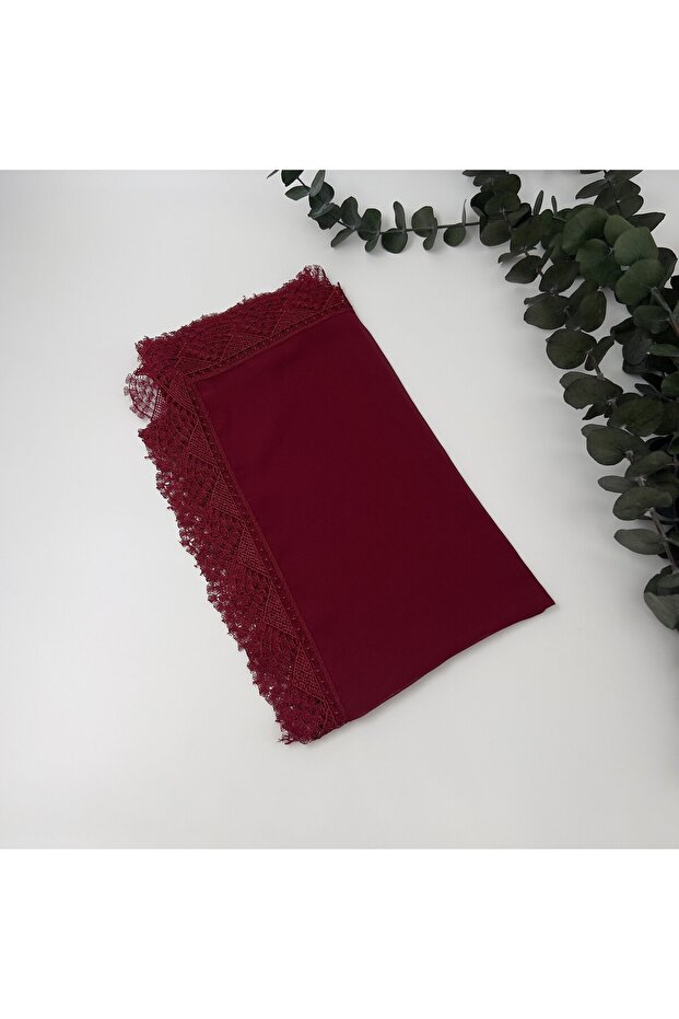Woman Mother Chiffon Lace Needle Lace Hijab Prayer Mevlit Cover (Mevlit-circumcision-hajj-umrah)