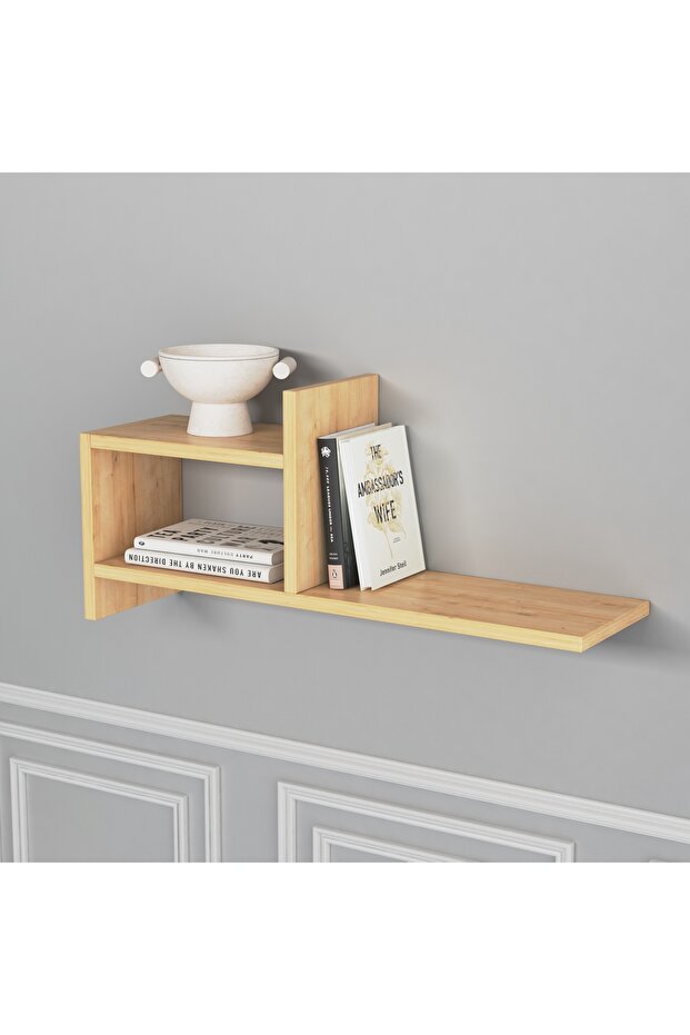 Hisar Duvar Rafı Meşe - 2