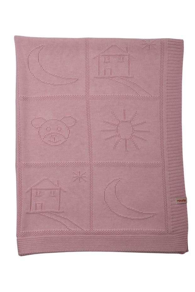 Powder Knitwear Baby Blanket 80x110cm