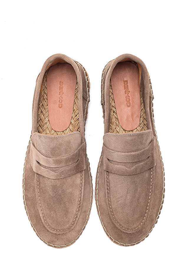 Erkek Deri Süet Espadril - 8