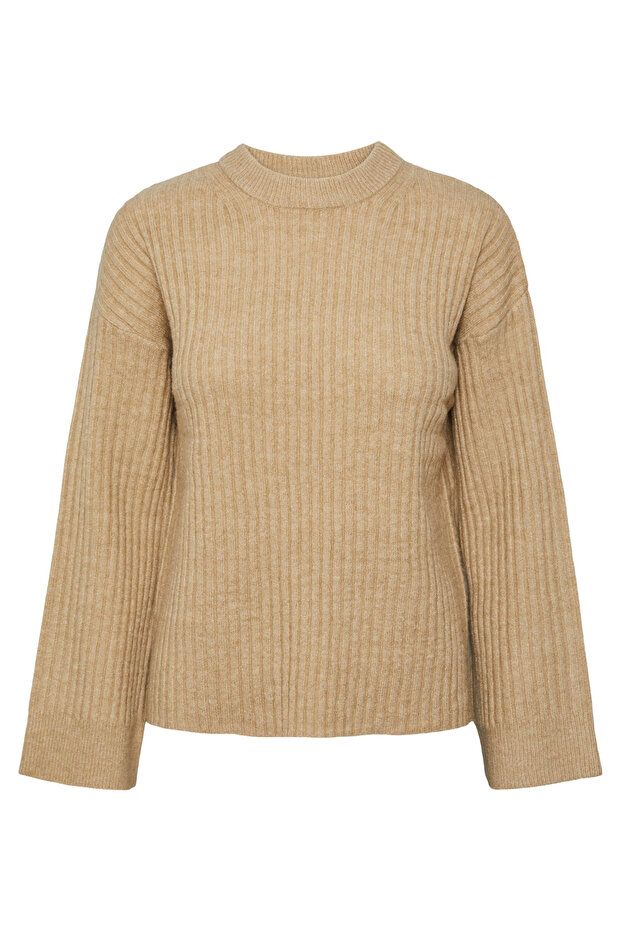 Pcsalla Ls Rundhals Strick D2D - 1