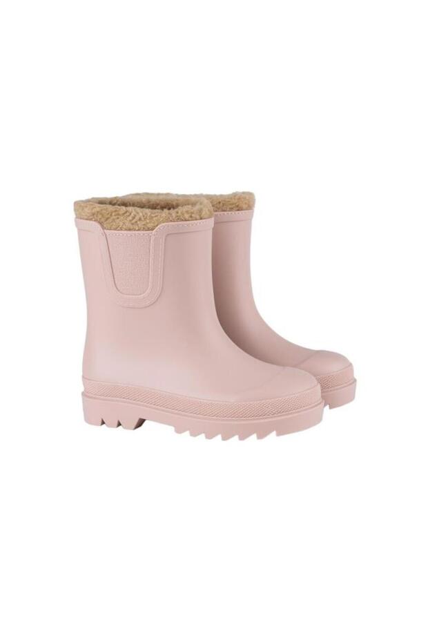 Kız Çocuk Kürklü Bot Kışlık Kürklü Çocuk Bot Çizme W10290-197 - 1