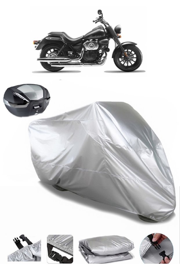 RKS Cruiser 250 Rear Bag Compatible Motorcycle Tarpaulin Luxury Quality Motorcycle Tarpaulin