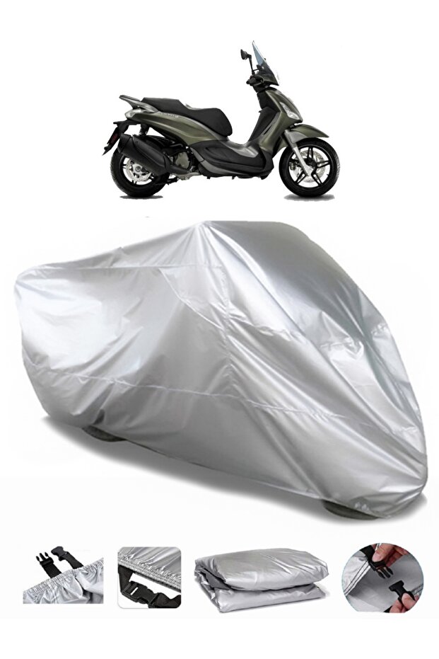 Piaggio Beverly 300 Tourer i.e. Motorcycle Tarpaulin Luxury Quality Motorcycle Tarpaulin