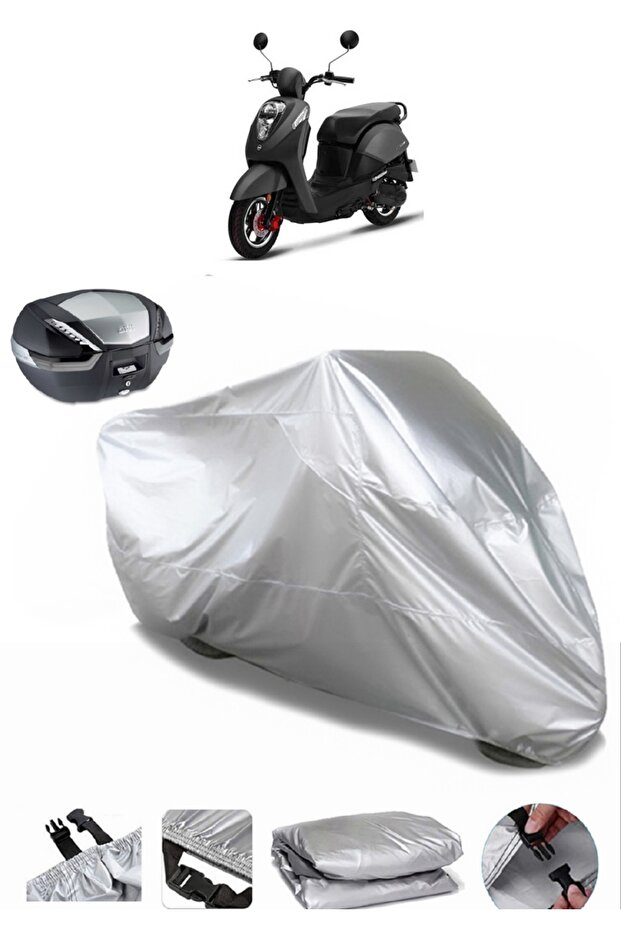 SYM Mio 50 Backpack Compatible Motorcycle Tarpaulin Luxury Quality Motorcycle Tarpaulin