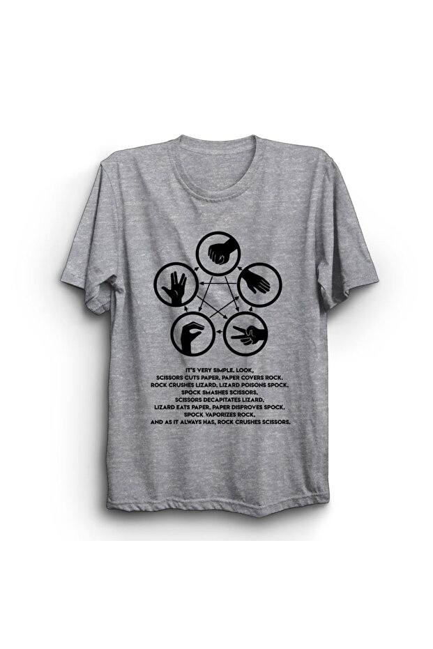 The Big Bang Theory, Rock Paper Scissors, Stone Paper Scissors T-Shirt