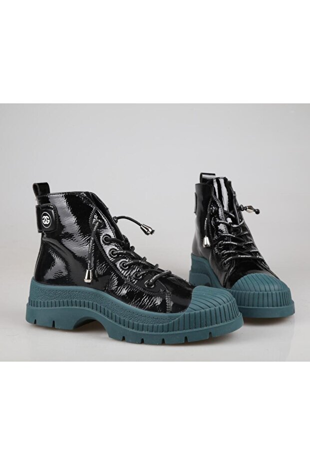 23k348 Siyah Kadın Bot - 4