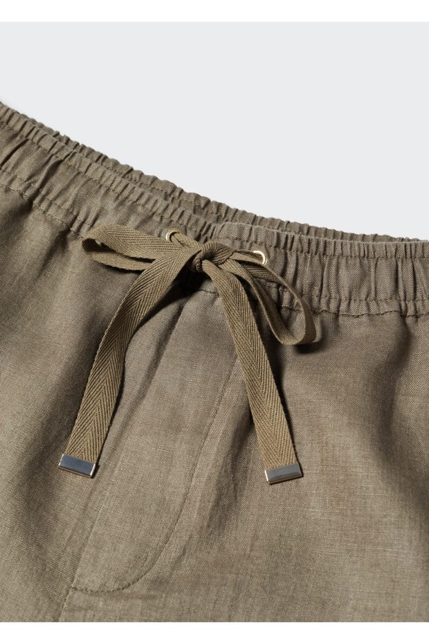 Keten Jogger Pantolon - 5
