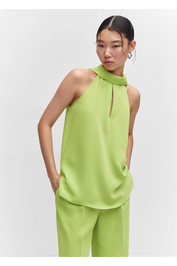 Halter yaka bluz - 1