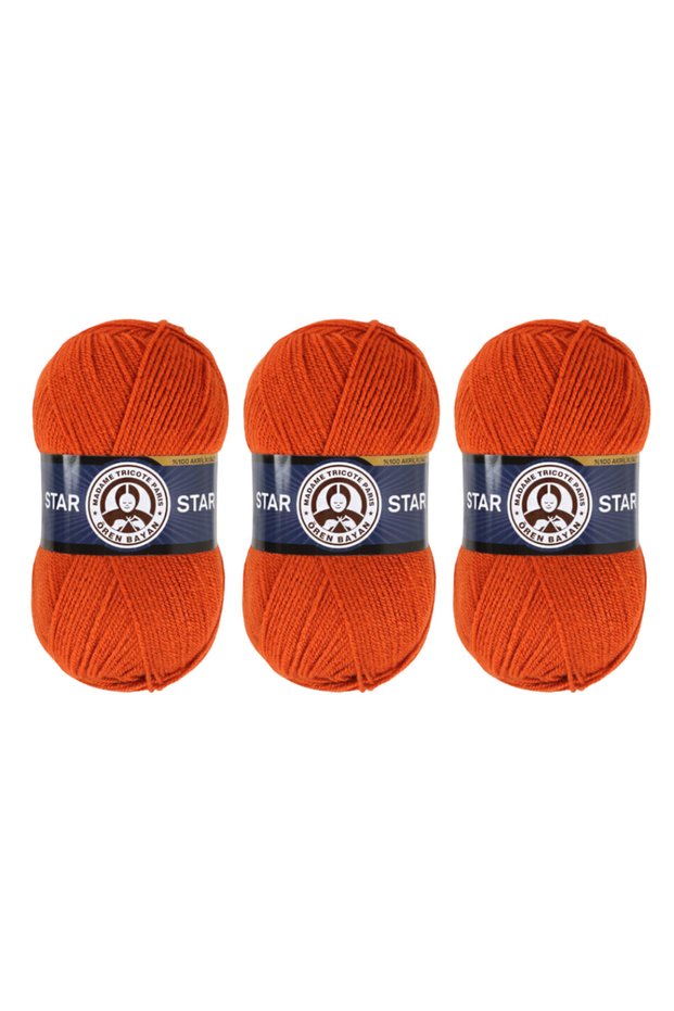 Ören Star Knitting Yarn 3 Pieces Tile 107