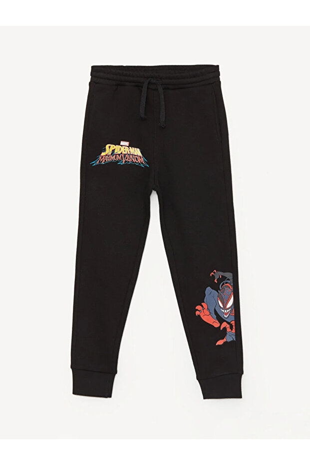 LCW Kids Elastic Waist Spiderman Printed Boys' Jogger Sweatpants