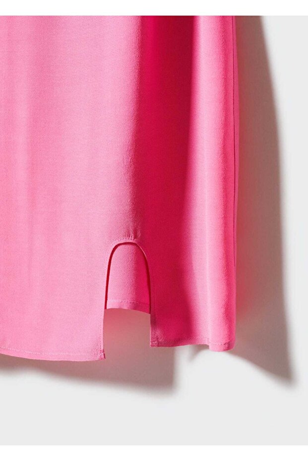 Yan yırtmaçlı elbise - 5