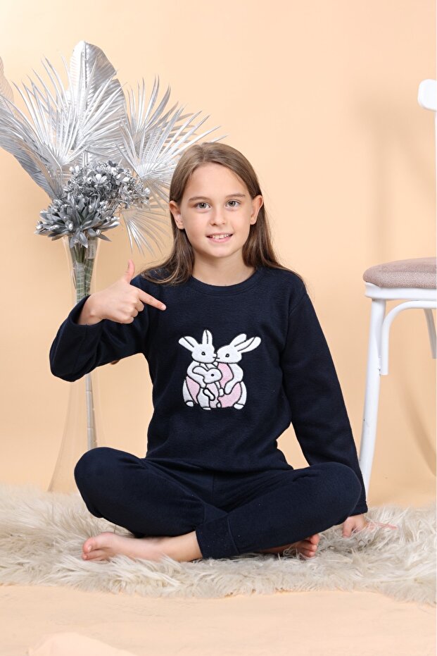 Polar Pajama Set with Girl Figure
