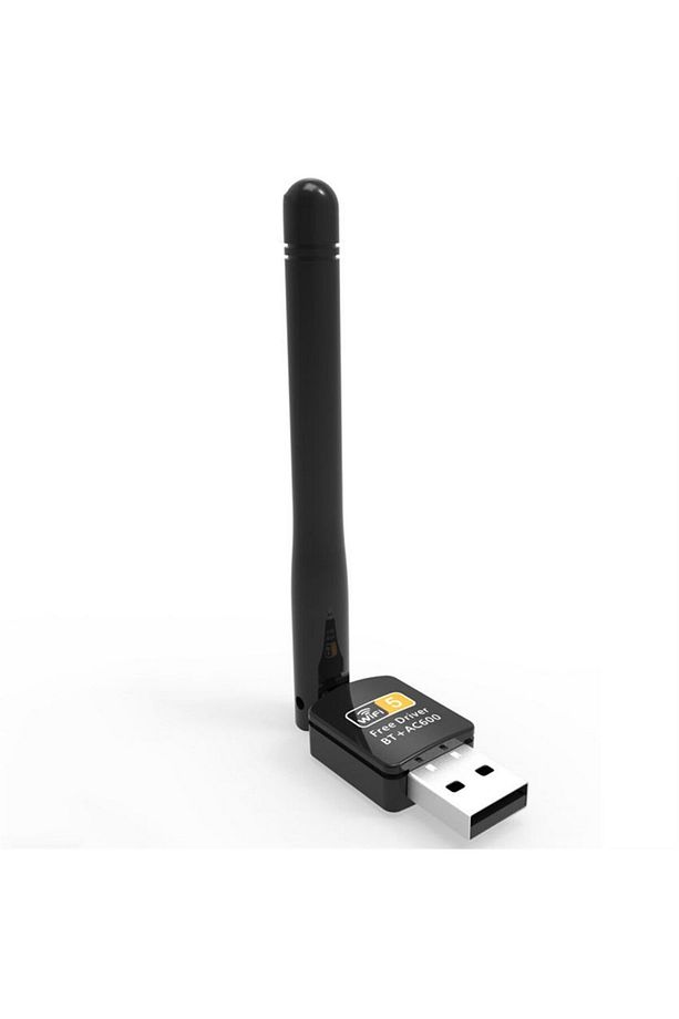 LV-UAC17 600 Mbps 5 dB Antenli USB 2.0 Mini Wi-Fi + Bluetooh Adaptör - 1
