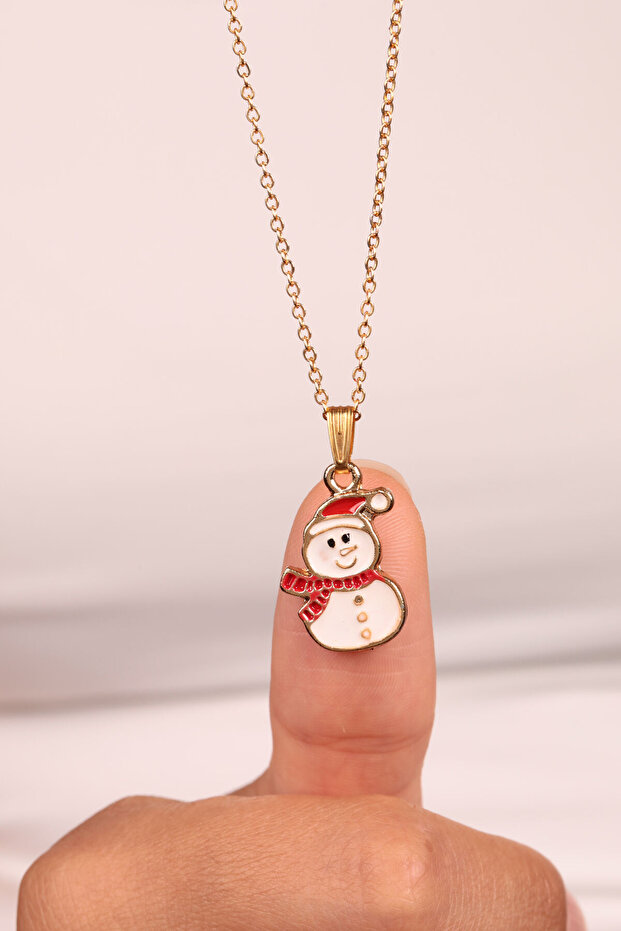 Kadın Kardan Adam Model Kolye - 3