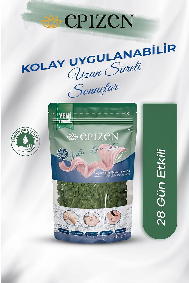 Sir Ağda Makinesi +2 Adet Azulen Soyulabilen Boncuk Ağda + Temizleme Mendili-Spatula Seti - 3