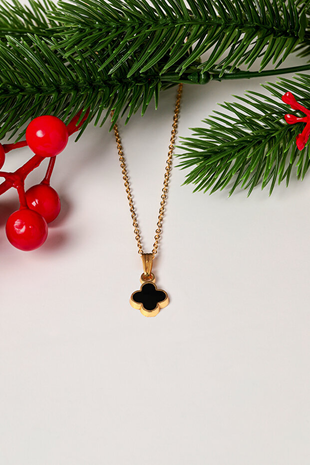 Kadın Yonca Model Kolye - 3