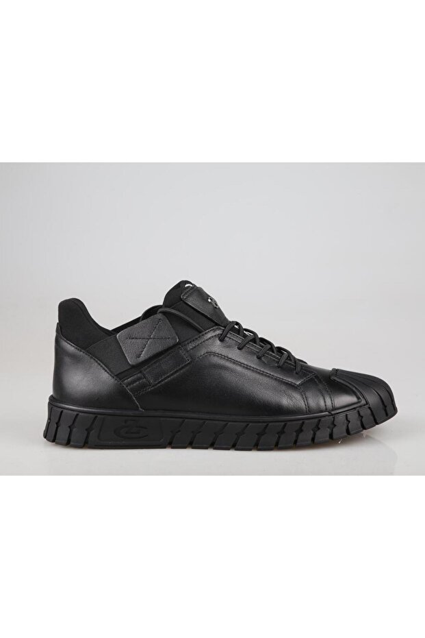 18431 Genuine Leather Black Men's Casual Shoes