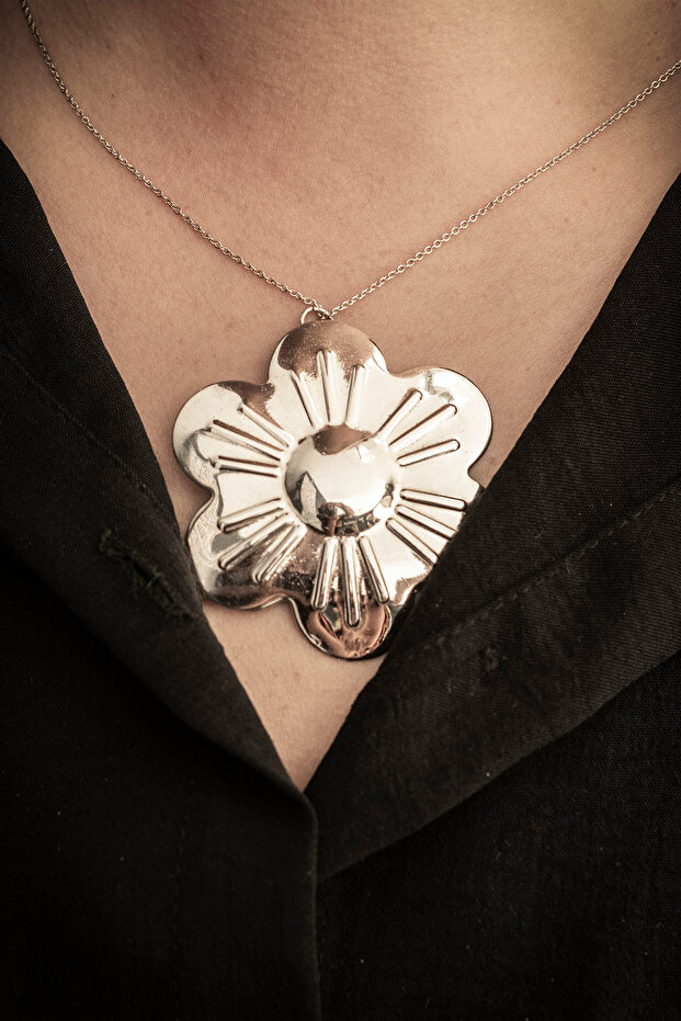 Silver Bakır Kolye - 1