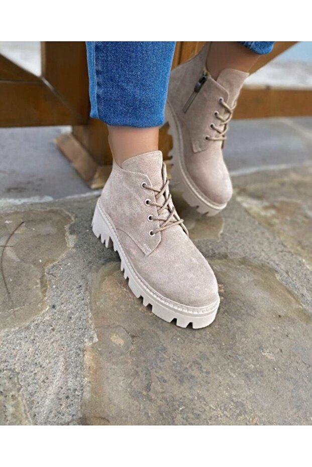 Süet Kadın Bot - 1